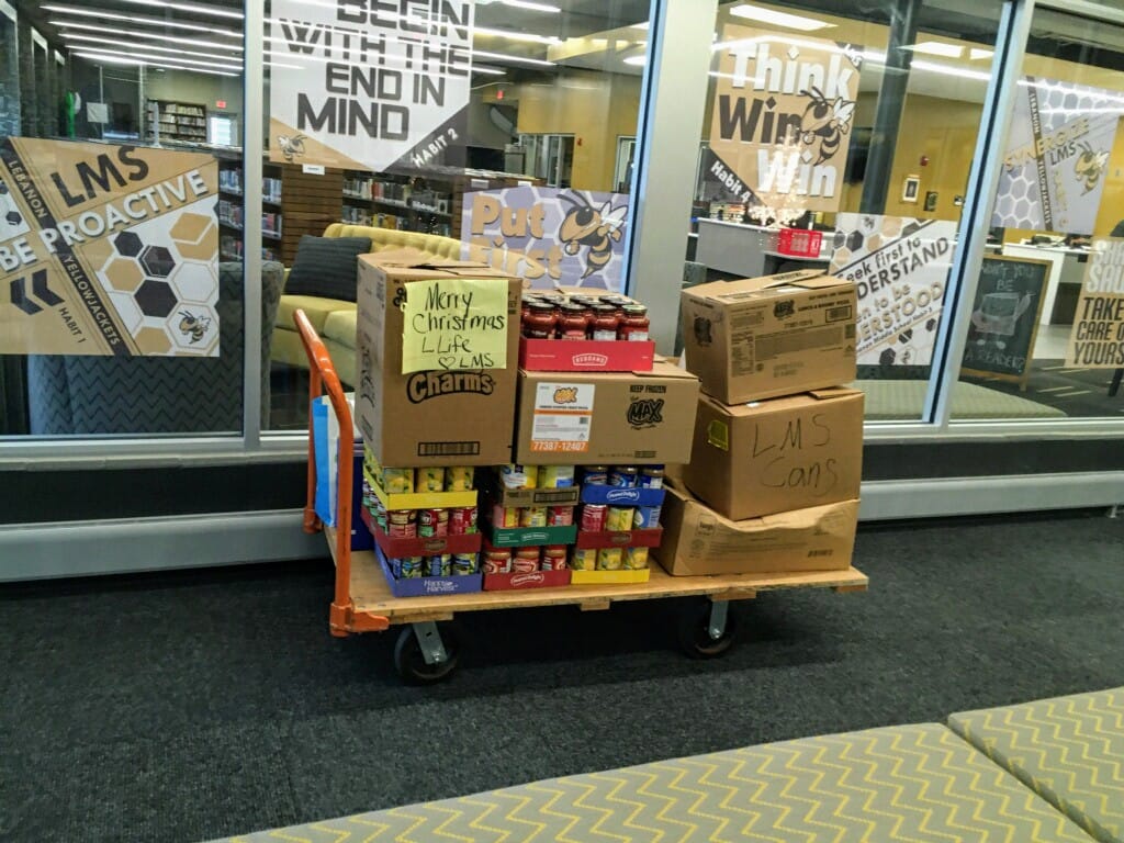 Pallets of Food Donations